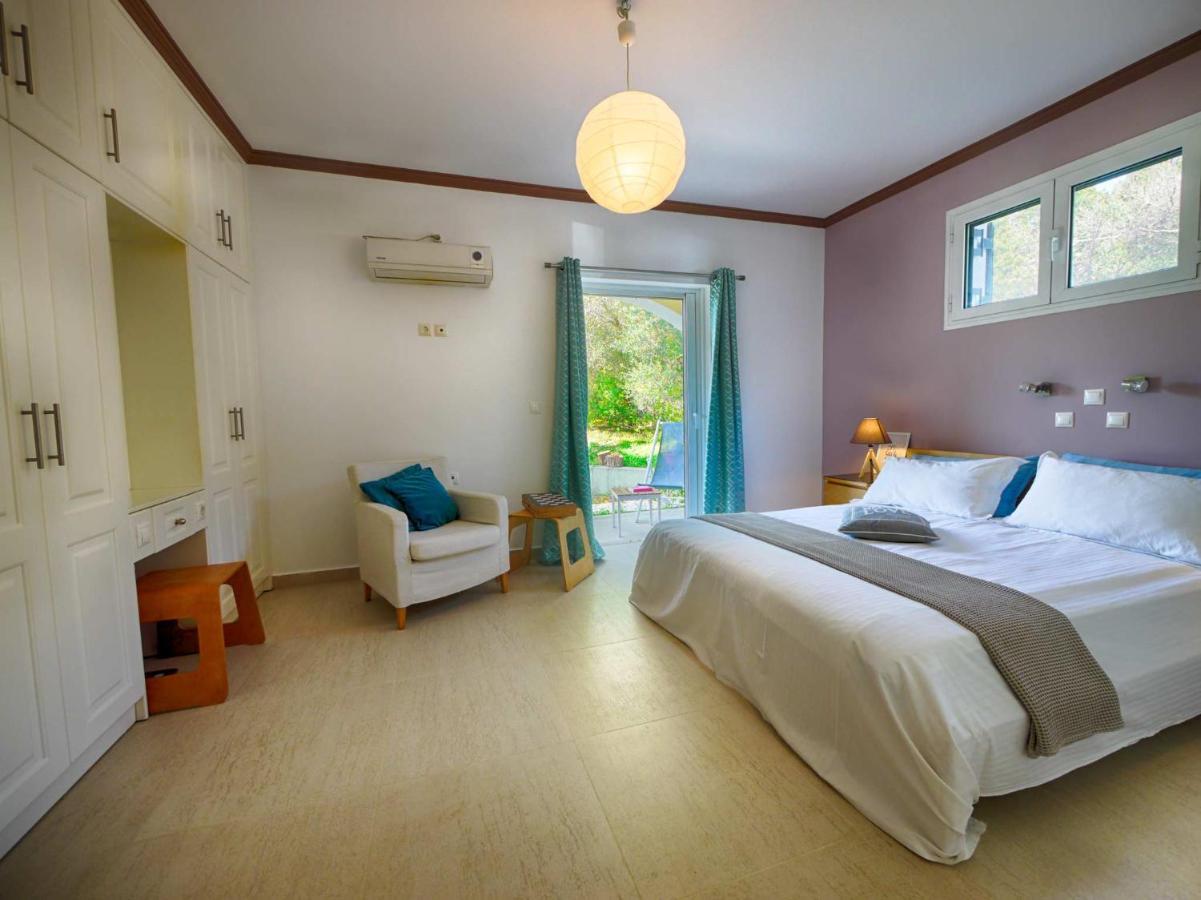 Villa Afionas - 3 Minutes From The Beach With Heated Eco-Pool And Sunset View Exterior photo